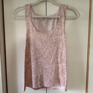 Lucky Brand Pink Paisley Women's Sleep Pajama Tank Top in Medium